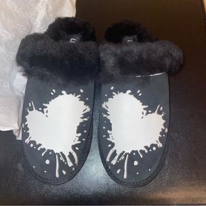 Black Valentine Edition Ugg Slippers